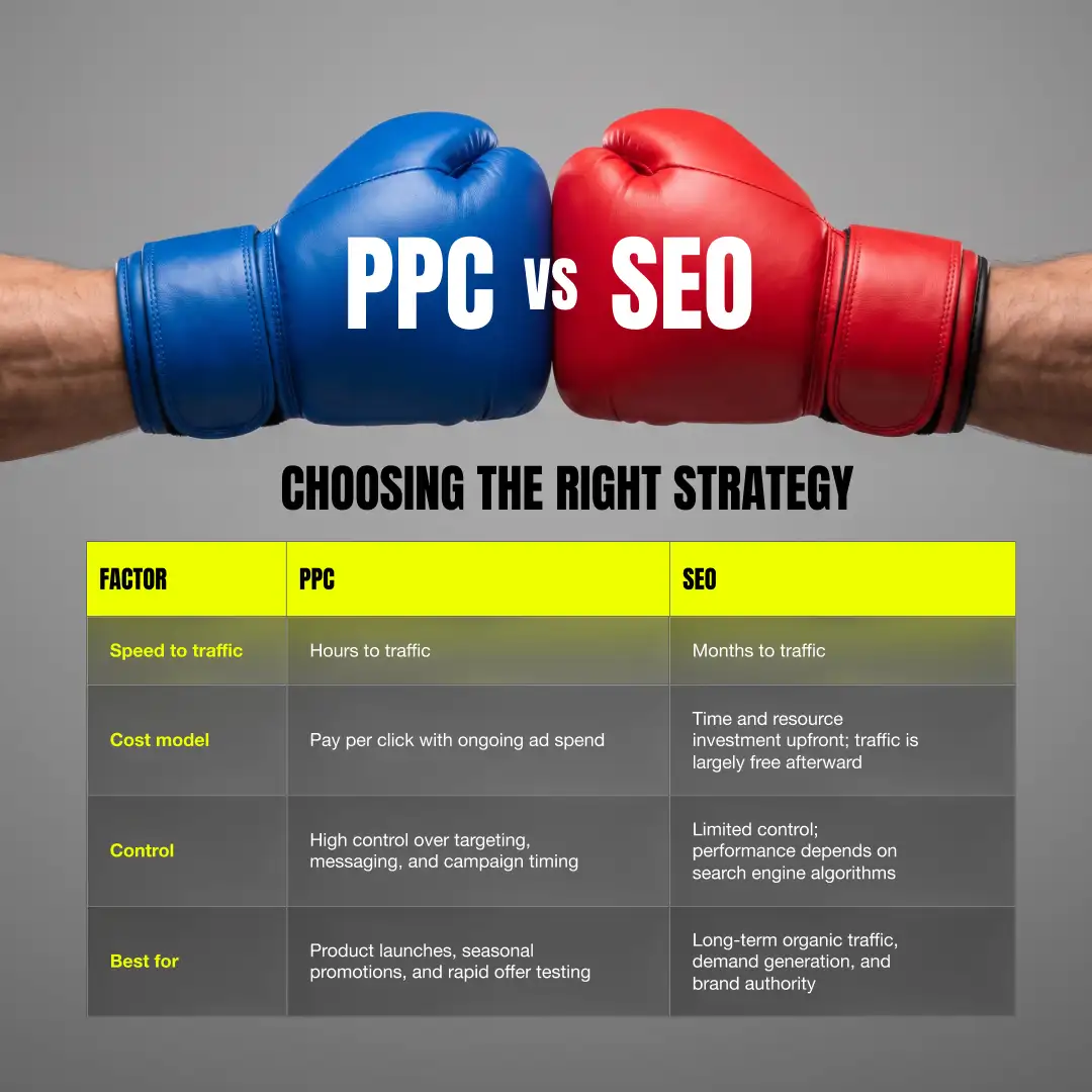 PPC vs SEO